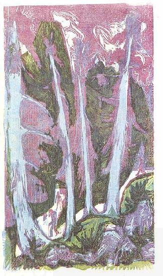 Ernst Ludwig Kirchner firs China oil painting art